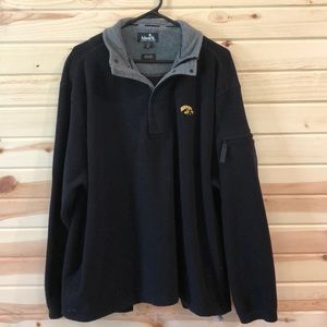 Men’s ashworth fleece pullover Iowa Hawkeye XL